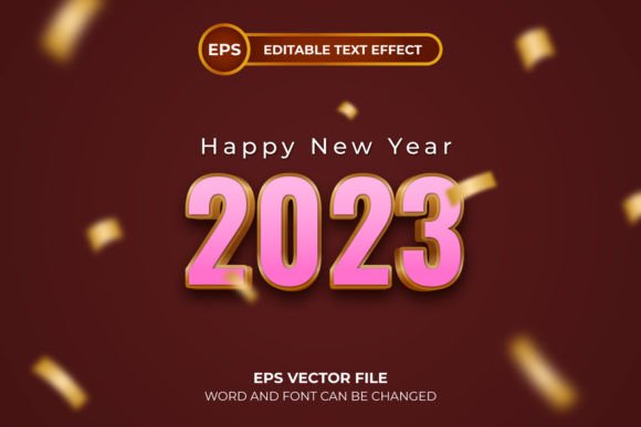 Design Stunning 2023 Calendars with Pink Text Effects