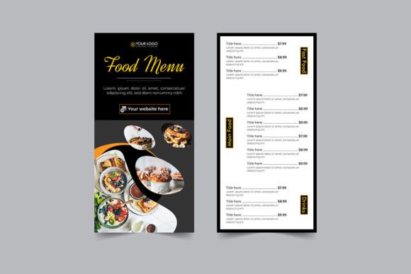 Elevate Your Brand with a Modern Food Flyer Template