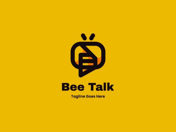 Elevating Your Brand Identity with the Bee Talk Simple Logo