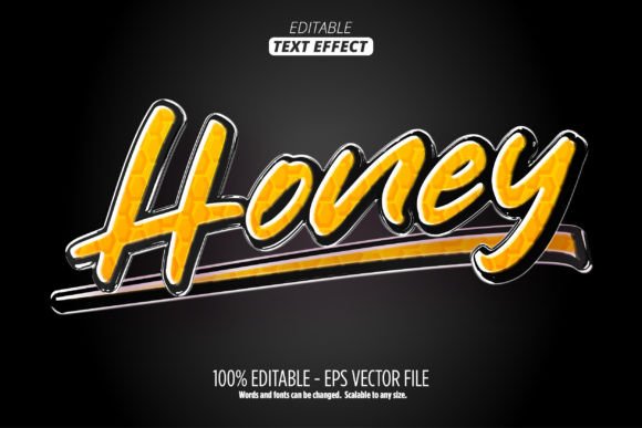 Evaluating the Sweet Honey Editable Text Effect for Adobe Illustrator Projects