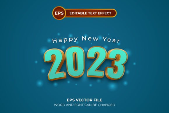Mastering the 2023 New Year Text Effect