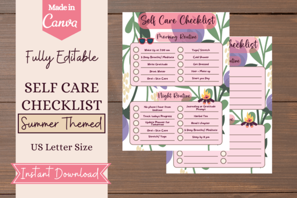 Summer Self-Care Checklist: A Digital Tool for Balanced Living